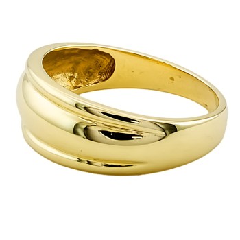 9ct Gold 3.5g Band Ring size O